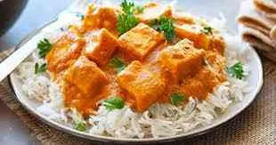 Paneer Butter Masala With Rice