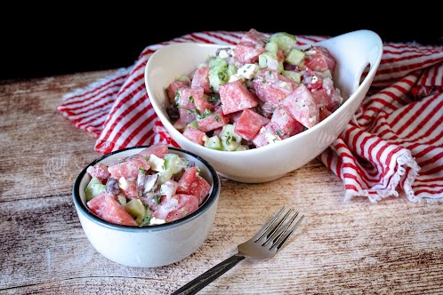 Dog Days Watermelon Salad