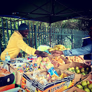 Some South Africans bought up stock from street vendors to give them a boost before the lockdown was implemented. 