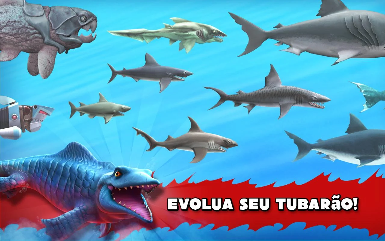 Hungry Shark Evolution: captura de tela