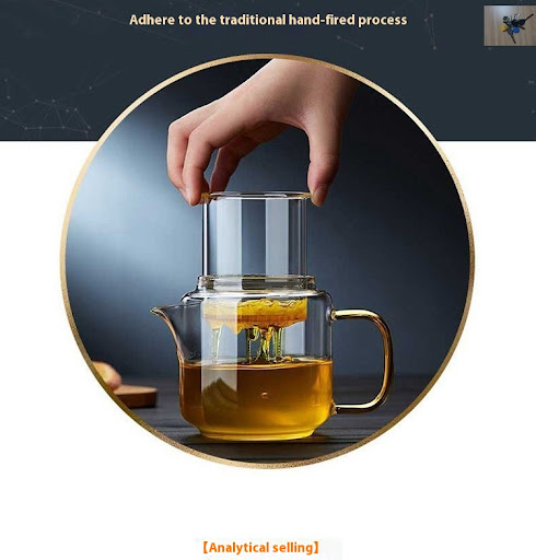 Title 3, Transparent Heat-Resistant Glass Tea Set for th...