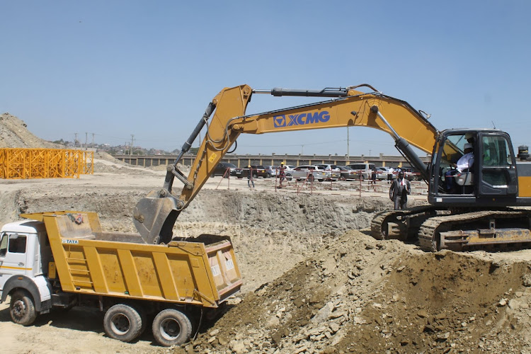 Groundbreaking of Greatwall Gardens phase six housing project in Athi River, Machakos county, on December 7, 2023.