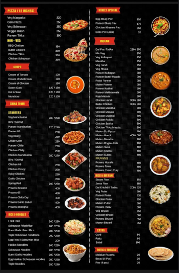 La Crazy Pipes menu 