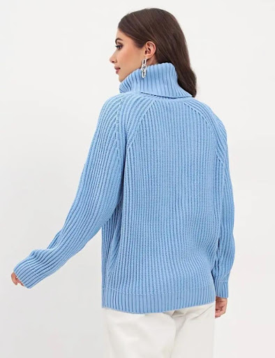 Title 13, Womens Turtleneck Sweater Loose