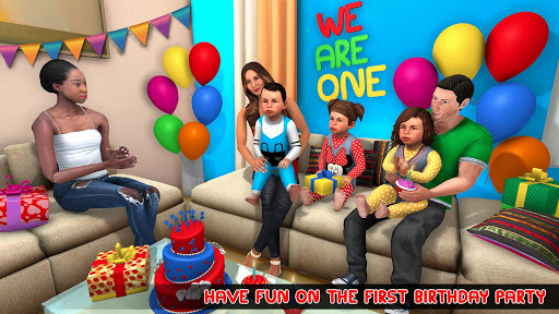 New Mother Baby Triplets Family Simulator