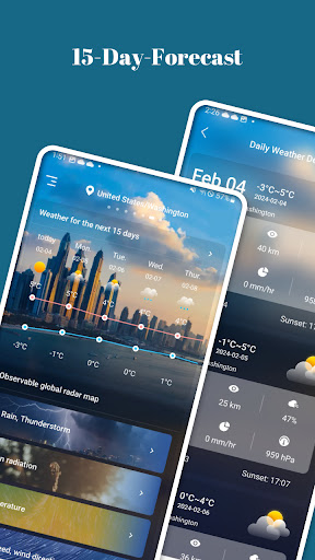 Screenshot Daily weather