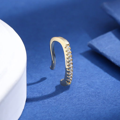 Title 19, Micro-Inlaid Full Diamond Super Non-pierced Ear...