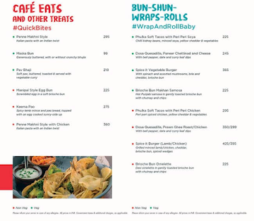 Spice It - Ibis Hotel menu 