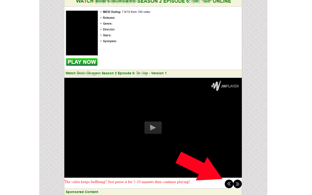 Putlocker Video Navigation Buttons Preview image 0