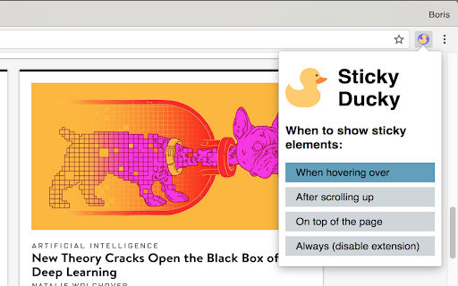 Sticky Ducky