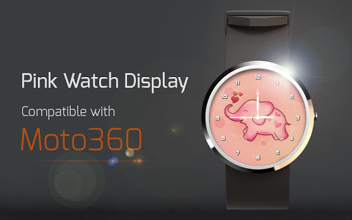 Pink Watch Display