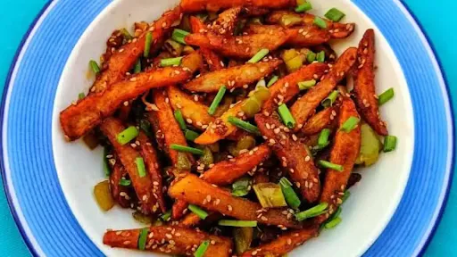 Chilli Garlic Chaap Dry