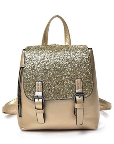 Women's sequined backpack, a stylis - 2