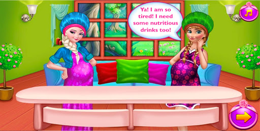 Pregnant mom newborn baby doctor mommy birth games