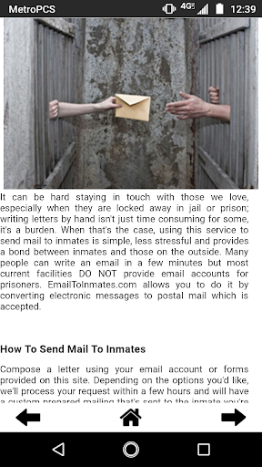 eMail To Inmates screenshot #1