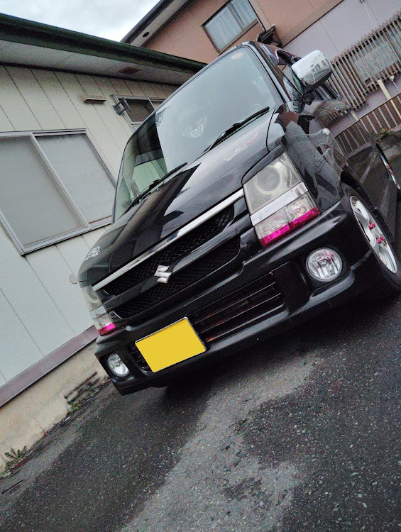 ワゴンRのMH21SワゴンR・MH21用アイライン・眠そうなアイライン・眠そうな顔に関するカスタム事例の投稿画像2枚目