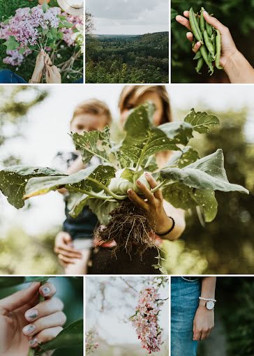 Gardening Collage - Card template