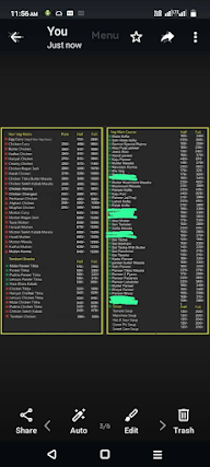 Chicken To Door menu 4