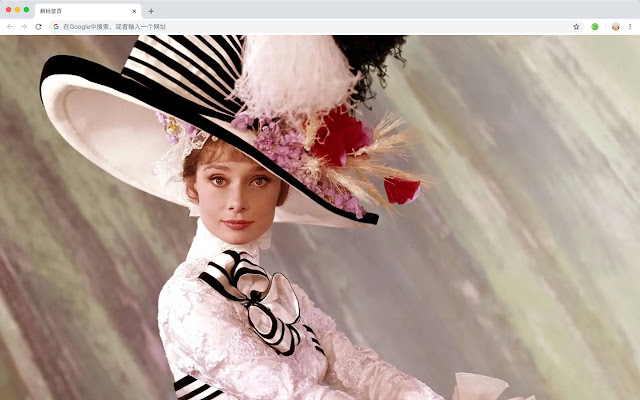 Audrey Hepburn Stars New Tabs HD Themes