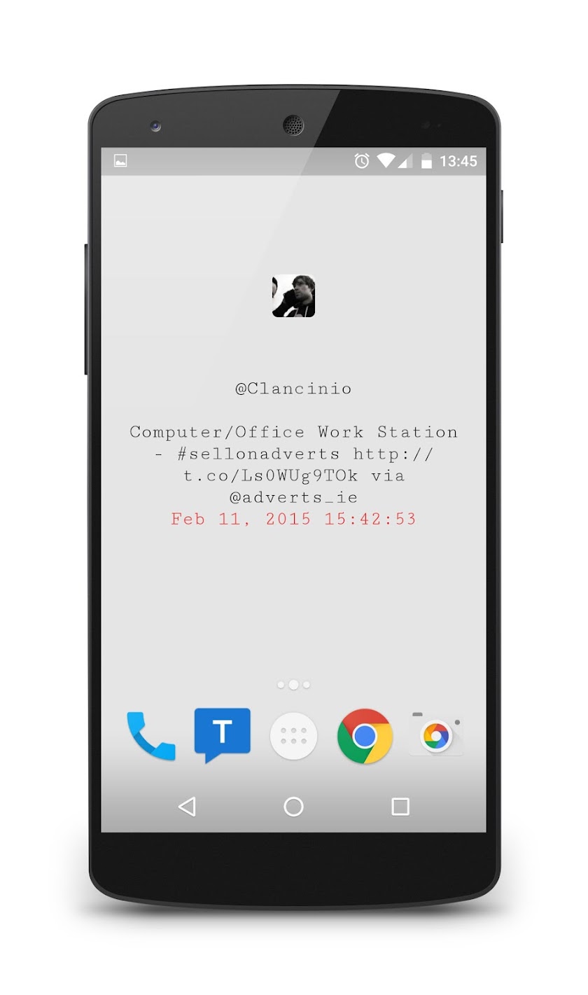 TwitSwatch Live Wallpaper Screen 3