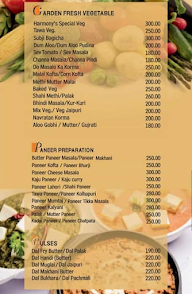 harmohanys restaurant menu 5