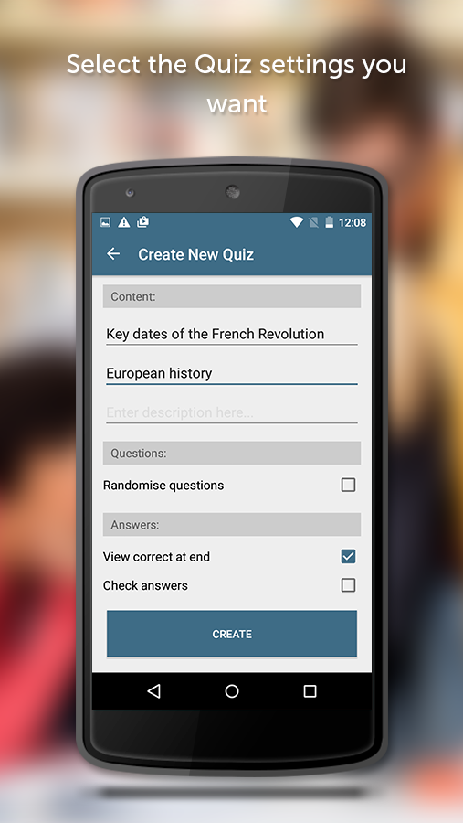 GoConqr Quizzes Screen 3