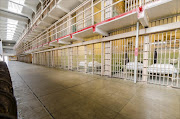 Alcatraz Cellhouse, San Francisco, California - Stock image