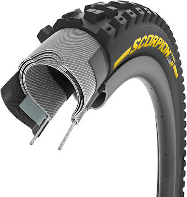 Pirelli Scorpion Race DH M Tire - 29 x 2.5 Clincher Yellow Label DualWALL+ SmartEVO DH alternate image 0