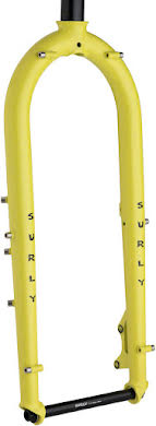 Surly Surly Ice Cream Truck Fork, 15 x 150mm, 1-1/8" Straight Steerer, Skog's Yellow