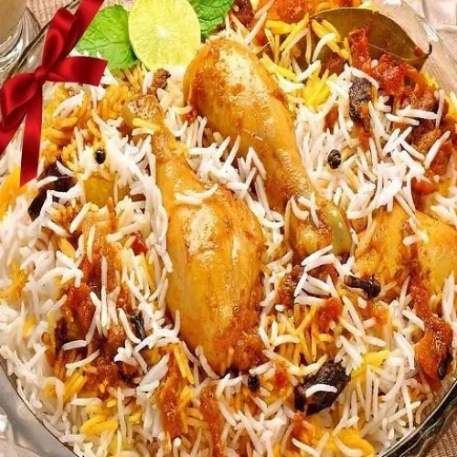 Starter Chicken Biryani 350 Gm 1 Piece + Salan