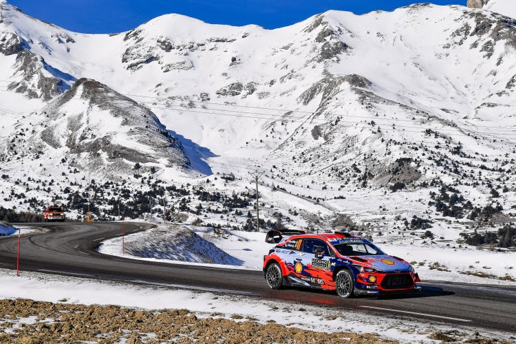 Thierry Neuville en maître lors du shakedown suédois