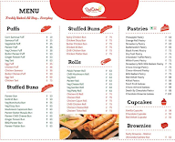 Red Oven menu 1