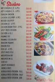 Hot Chicken menu 3