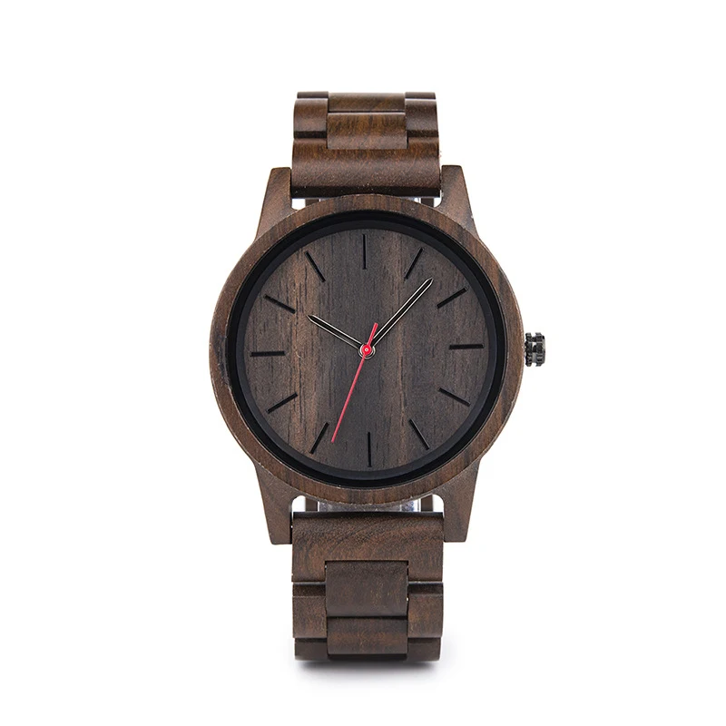 Title 2, Montre en bois à quartz Élégance naturelle à vo...