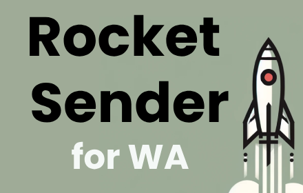 Rocket Sender chrome extension