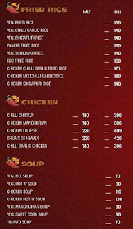 Chilli Garden menu 2