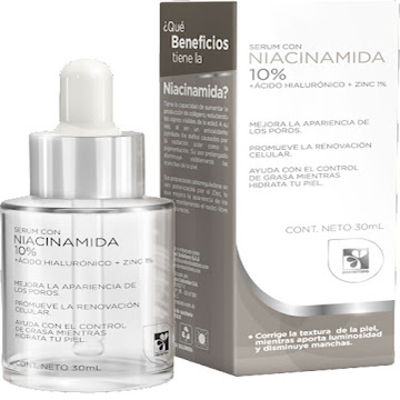 Sérum Farmatodo Niacinamida 10% Ácido Hialurónico Zinc x 30 ml  