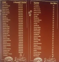 Brown Bakers menu 2