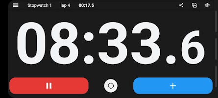 Talking stopwatch multi timer Screenshot