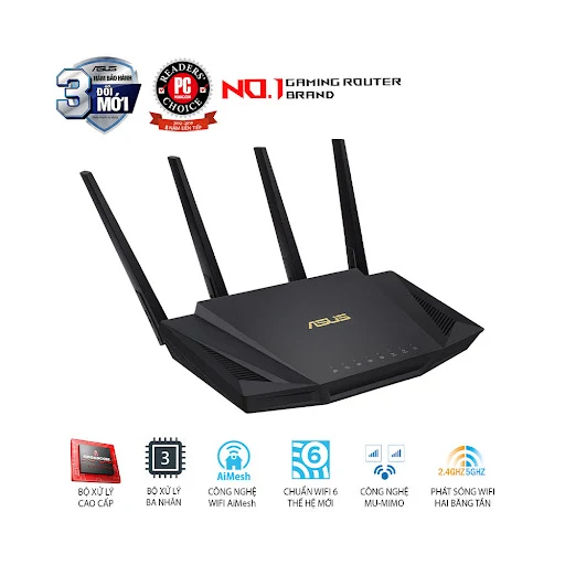 Bộ phát Wifi 6 Asus RT-AX58U V2