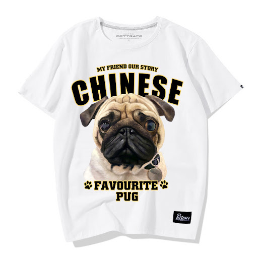 Title 5, Pug short sleeve T-shirt for dog lovers. Enjoy ...