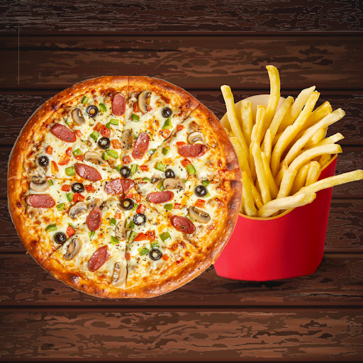 Personal Pizza With Fries Combo