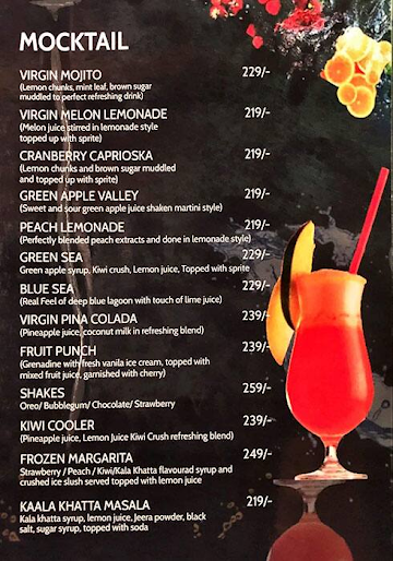 Pind Balluchi menu 