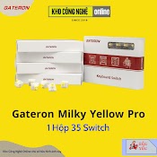 Switch Gateron Milky Yellow Pro | Gateron Red Pro | Gateron Yellow Pro - Hộp Kèm Khay Đựng 35 Switch (3 Pin Và 5 Pin)