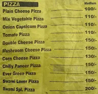 Swami South Indian menu 1