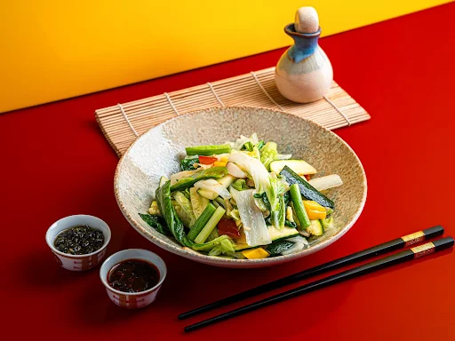 Stir Fried Chinese Greens With Ginger And Garli