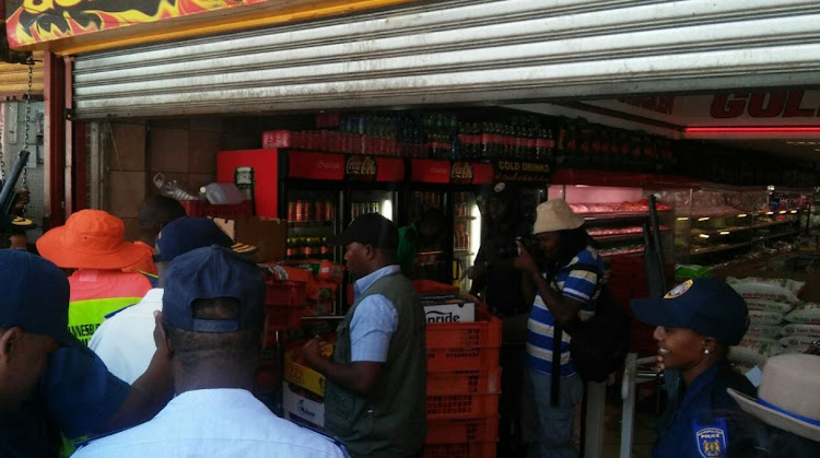 Johannesburg mayor Herman Mashaba shuts down a butchery in Yeoville for having an illegal electricity connection and failing to comply with health and safety standards.