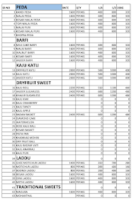 Shree Laxmi Dairy Farm menu 1