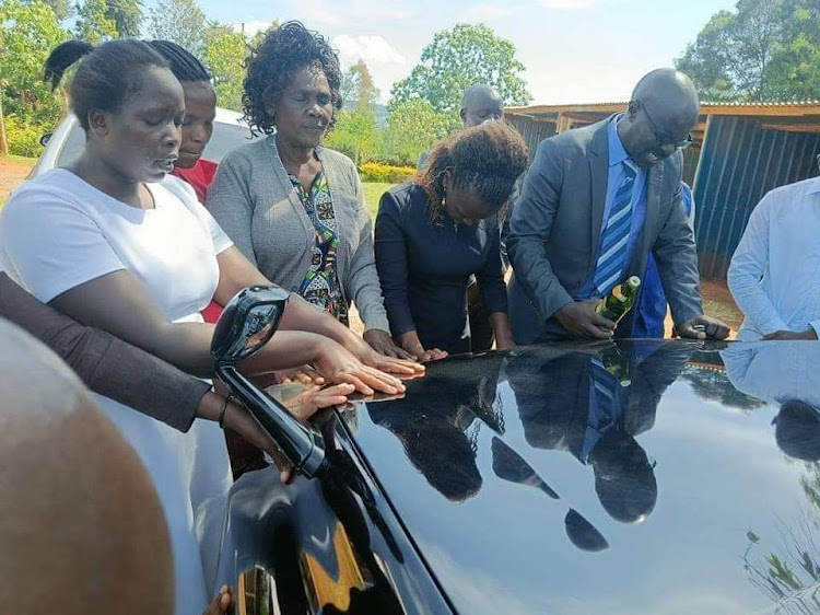 Linet toto prays for her new car