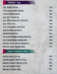 Sri Radhe Chills And Thrills menu 6